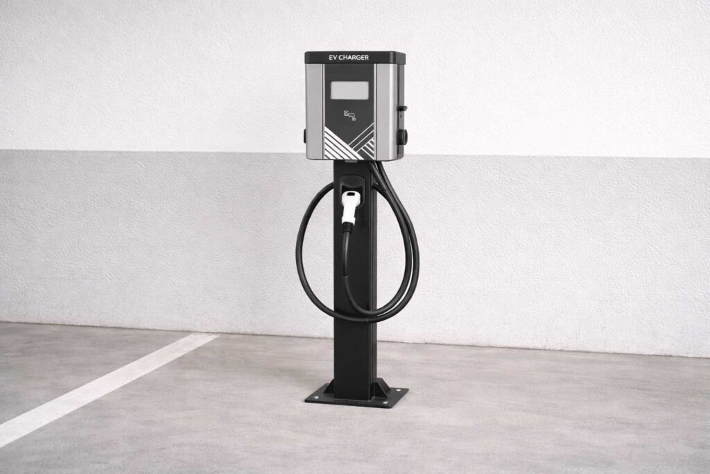 7kW AC Charger floor standing AC EV charger for commercial use